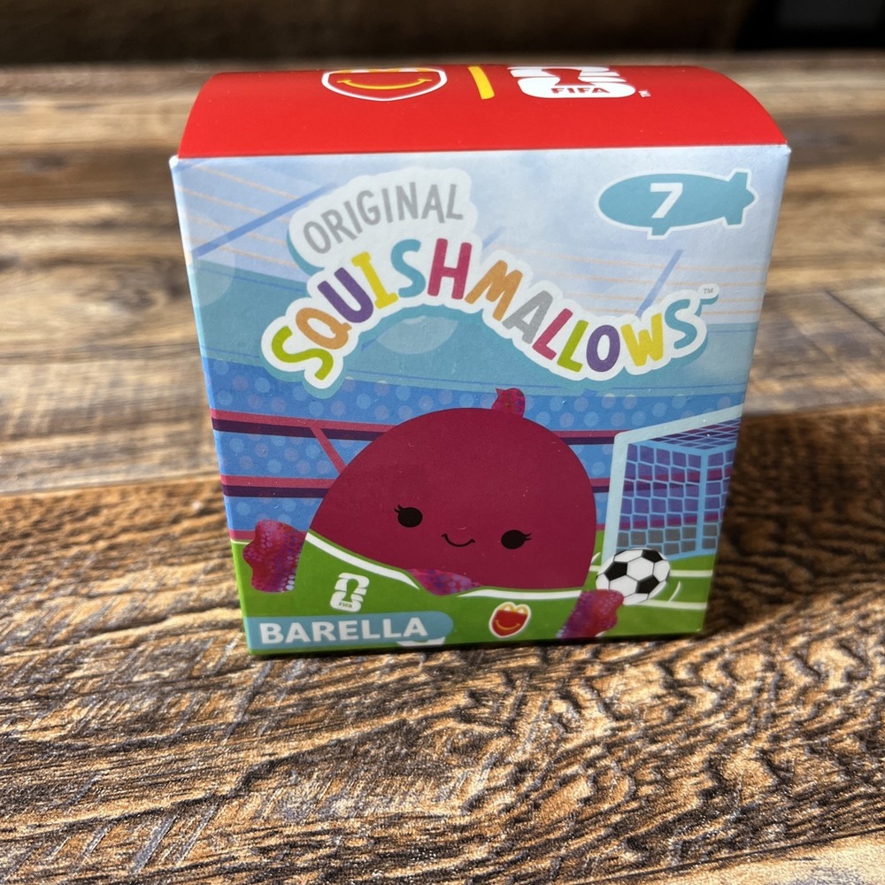 2026 McDonald's FIFA World Cup Squishmallows Happy Meal Toy Barella #7